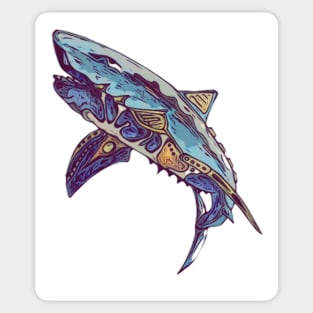 Cyber shark Sticker